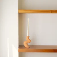 OITO candle holder - terracotta